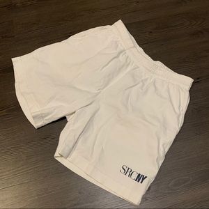Sporty and Rich “SRCNY” Shorts